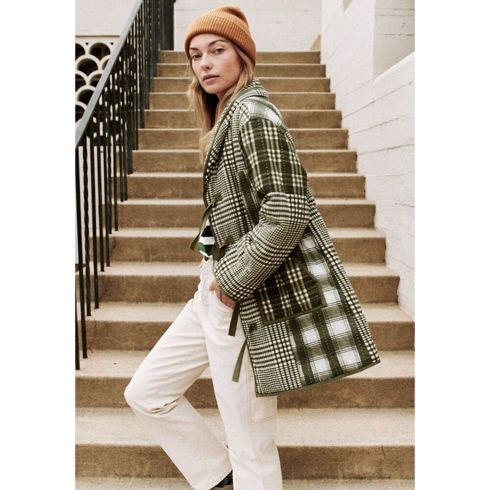 NWOT THE GREAT REVERSIBLE QUILTED COAT, $575